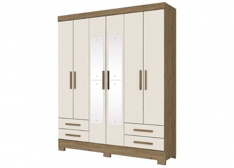 ARMOIRE CANDICE REF B63-106 (2PC) 6 PTS 4 TIRS RU